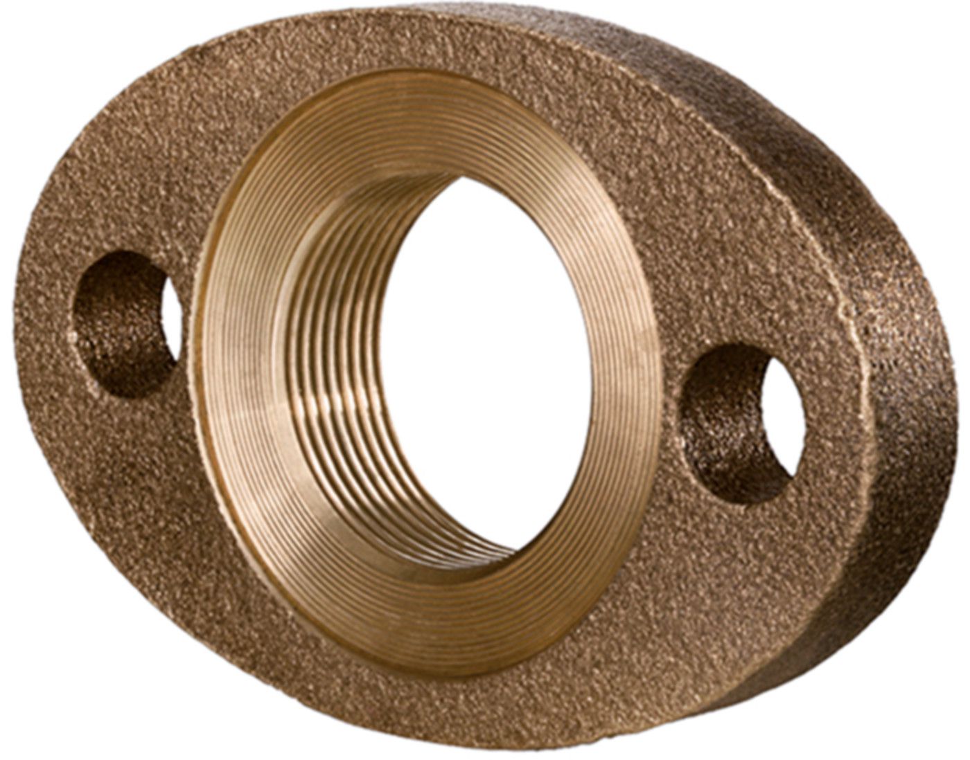 Rotguss Wassermesser-Flansch IG - Gummidichtung NBR PN10/40, PN16