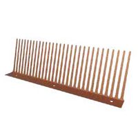 Riwega Traufentlüftungskamm braun - 1000 x 60 mm, Länge: 1 m, verzinkt