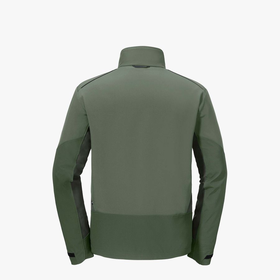 Arbeitsjacke Robust Herren Gr. 4XL - 94%Polyester 6%Elasthan, grün