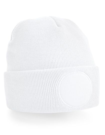 Circular Patch Beanie, One Size - CB446, Beechfield