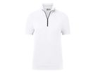 Poloshirt Mikralinar ZIP-Piqué - aus 50% BW 50 PE