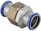 MPF-Verschraubung Edelstahl 1.4401 35 mm - Überwurfmutter aus Messing