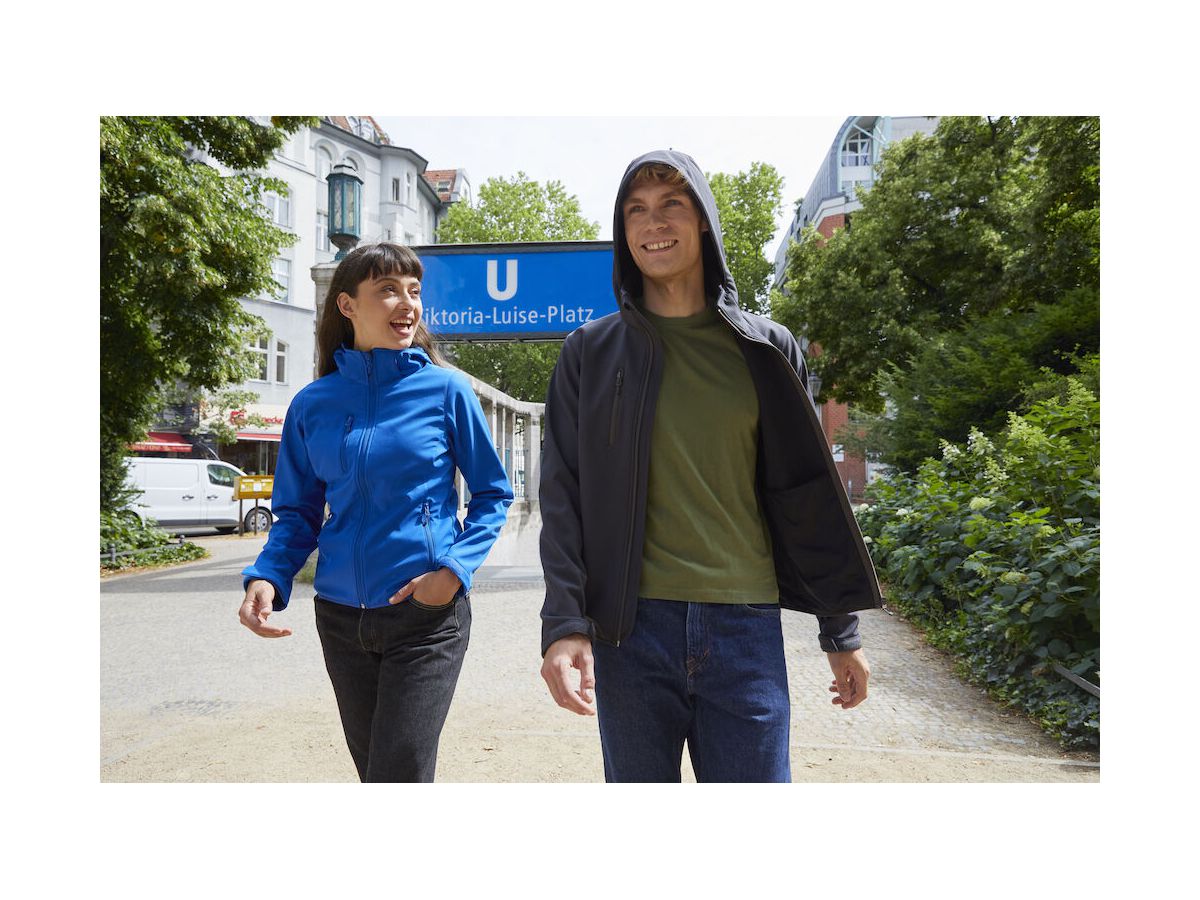 CLIQUE Classic Softshell Hoody - 96% Polyest. / 4% Elasthan