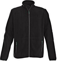 PRINTER SPEEDWAY  Fleecejacke Gr.L - schwarz, mit 2 farbig. Reissverschlüs