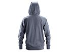 Hoodie mit Reissverschluss, Gr. S - dunkelblau melange, mit Kapuze