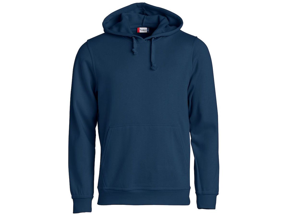 CLIQUE BASIC Hoody, Dark Navy Gr. XS - 80% Polyest. 20% Baumw. 300 g/m2