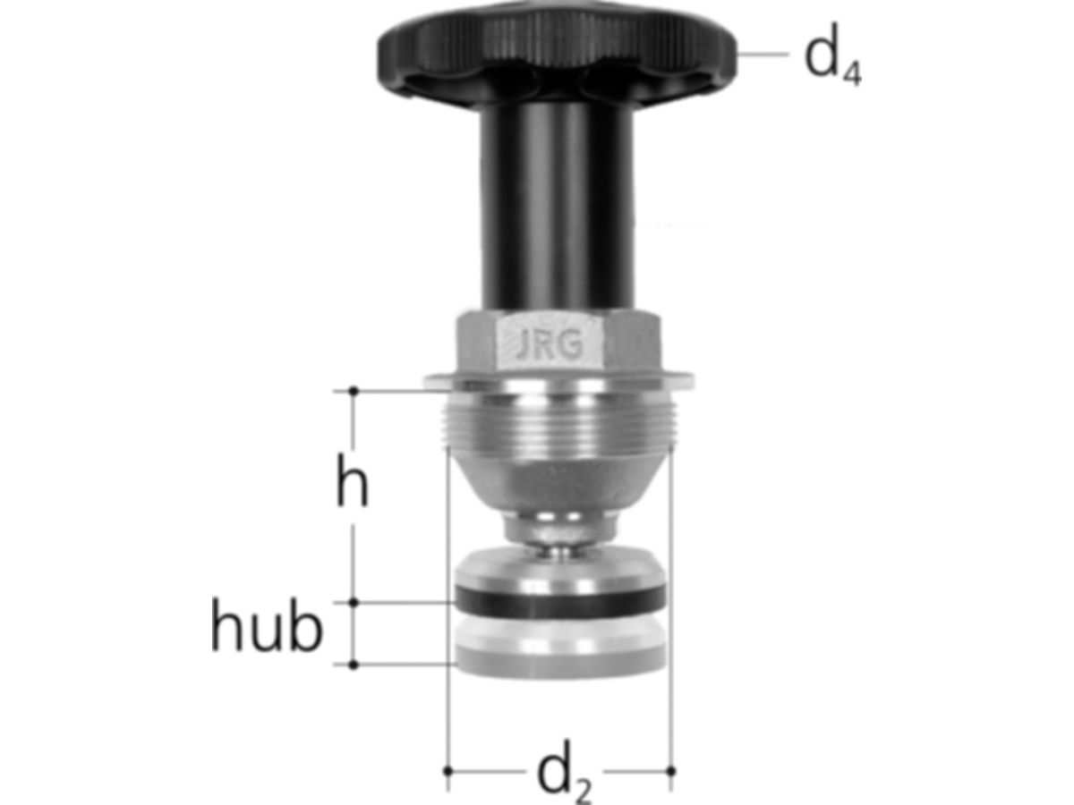 Oberteil JRG mit Handrad