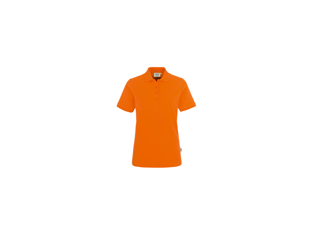 Damen-Poloshirt Classic Gr. 2XL, orange - 100% Baumwolle