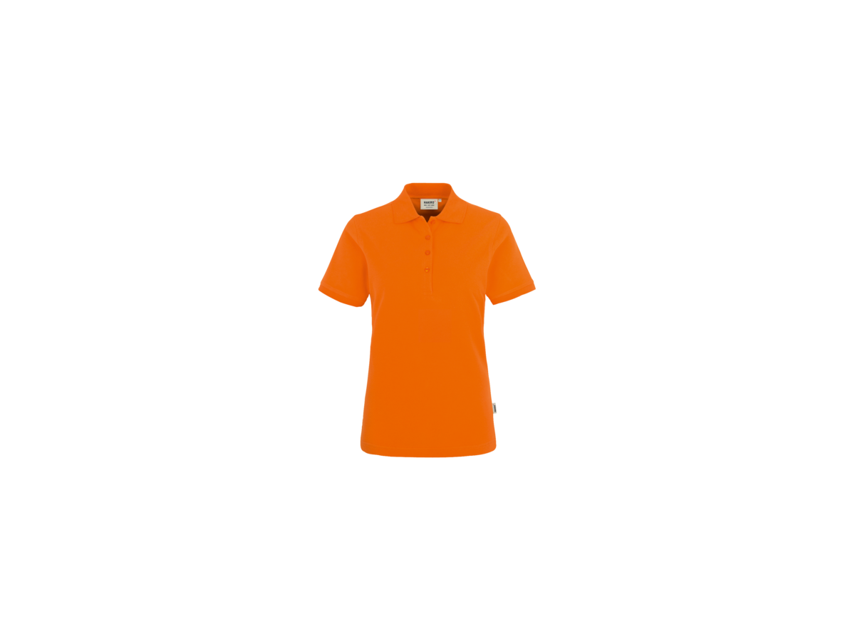 Damen-Poloshirt Classic Gr. L, orange - 100% Baumwolle, 200 g/m²