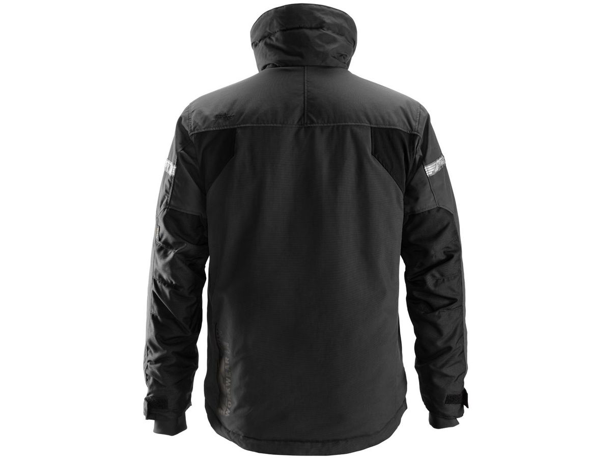 Allround Work gefütterte Jacke, Gr. L - schwarz, 100% PES, 220 g/m²