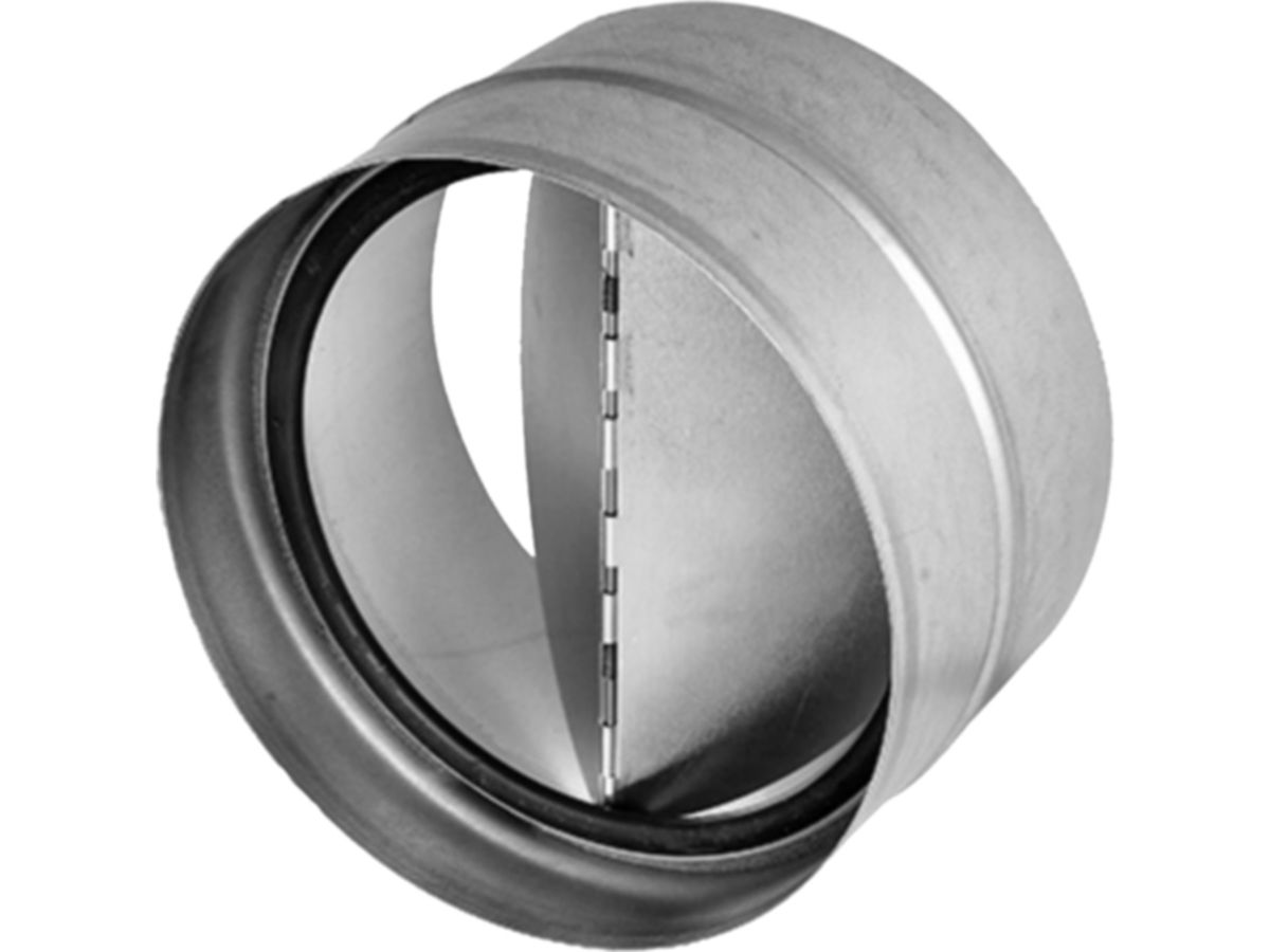 Spiralrohrrücksperrklappe lang