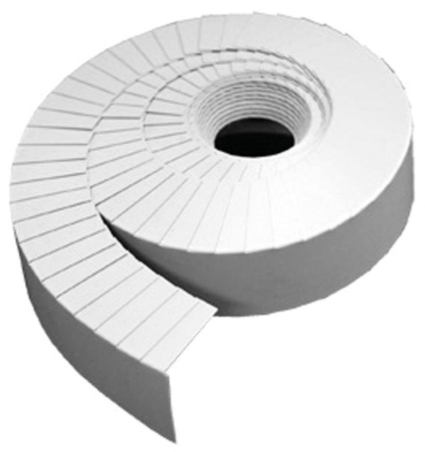 PVC-Manschetten hellgrau zu PIR - Rolle à 5 m