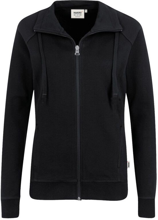 Women-Sweatjacke College weinrot - 100 % Baumwolle, 200 g /m²