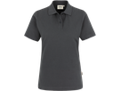 Damen-Poloshirt Top Gr. XL, anthrazit - 100% Baumwolle, 200 g/m²