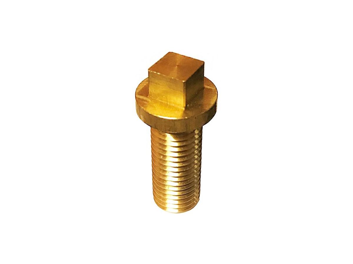 Schraube zu Schachtabdeckung Fig. 26/27 - M16 x 38 mm, Messingschraube