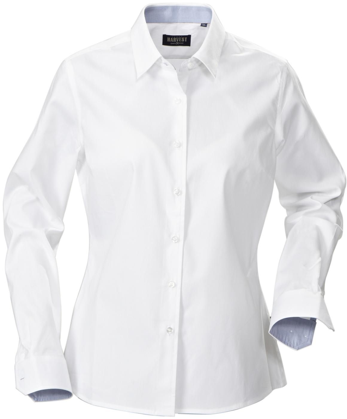 REDDING LADIES Hochwertige Oxford-Bluse - mit modernem Schnitt, 100% Baumwolle