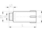 Abpress-Einmauerzapfen PVC-U - Dichtung EPDM