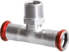 T-Stück mit AG C-Stahl T 90° - Eurotubi