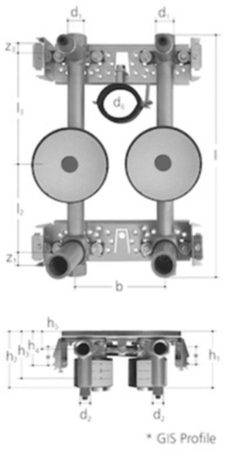 Sanipex Kompakteinheit - JRG LegioStop für GIS Profil