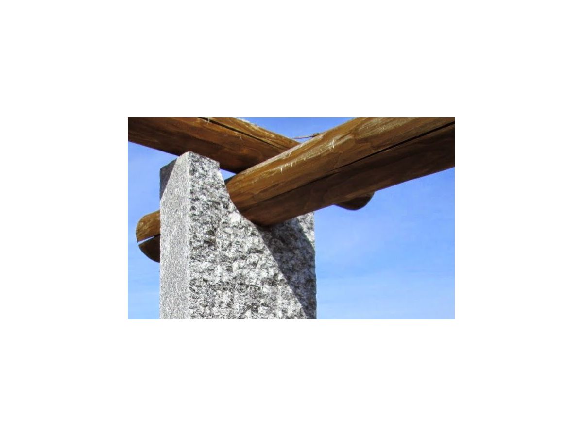 Kastanienholzstangen "Top" - für Pergola Ø 8-10 cm