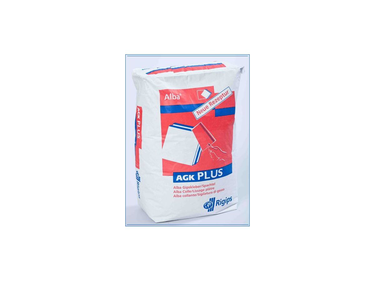 Alba Gips-Kleber/Spachtel AGK-plus - Sack à 25 kg