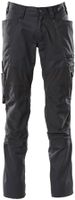 Hose mit Knietaschen, Gr. 82C64 - schwarz, Stretch-Einsätze