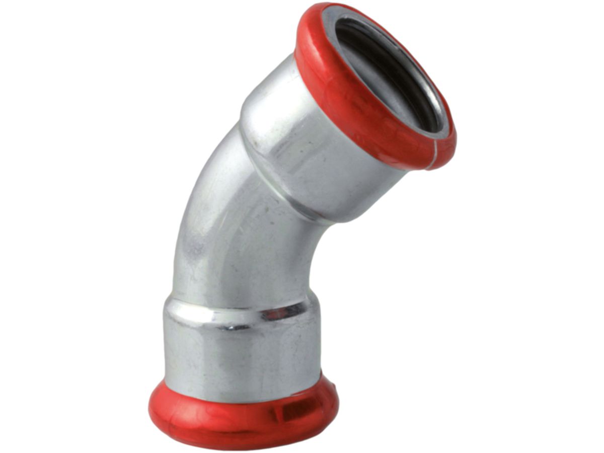 Bogen 45° C-Stahl 22 mm