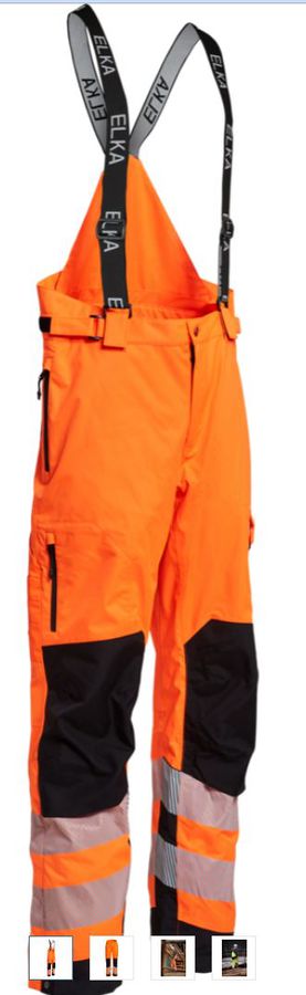 ELKA Warnschutz Regenhose - "Visible Xtreme" orange/schwarz