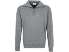 Zip-Sweatshirt Premium XL grau meliert - 60% Baumwolle, 40% Polyester, 300 g/m²