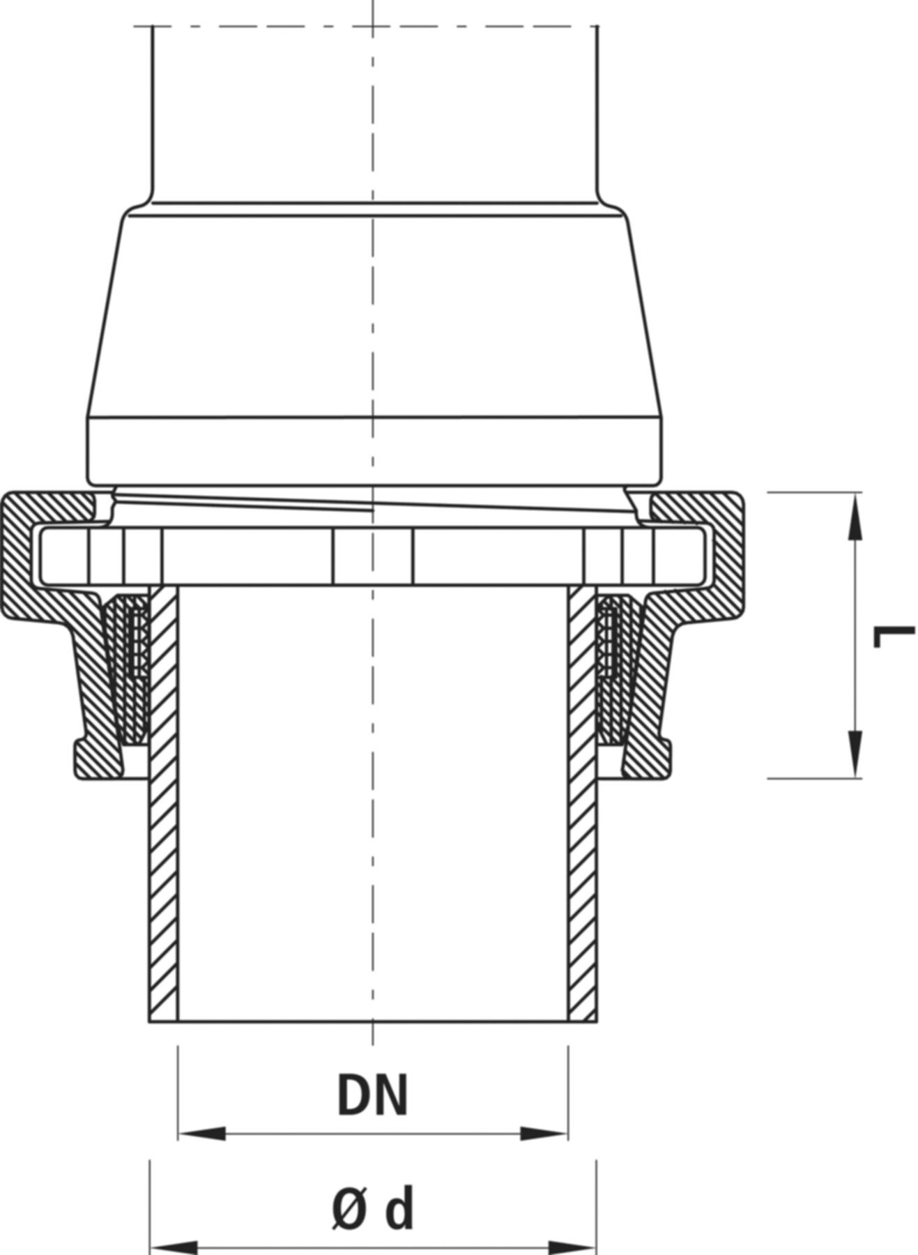 Schubsicherung für Schraubmuffen PN 16 - DN 125  5800
