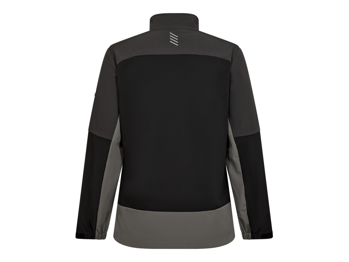 ENTIRE Damen Softshelljacke Gr. S - Schwarz/Anthrazit Grau