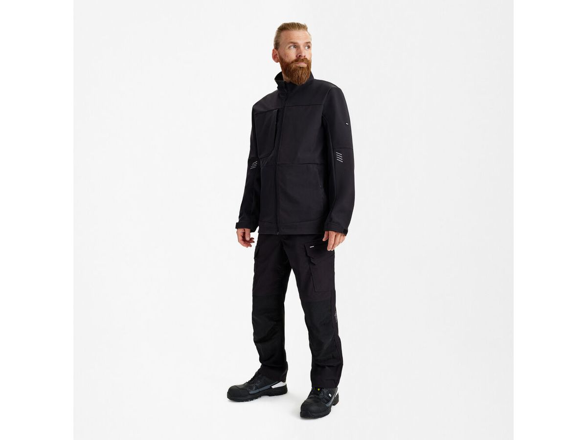 ENTIRE Softshelljacke Gr. XS - Schwarz
