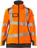 Winterjacke Damen-Passform, Gr. 2XL - hi-vis orange/dunkelanthrazit, 100% PES
