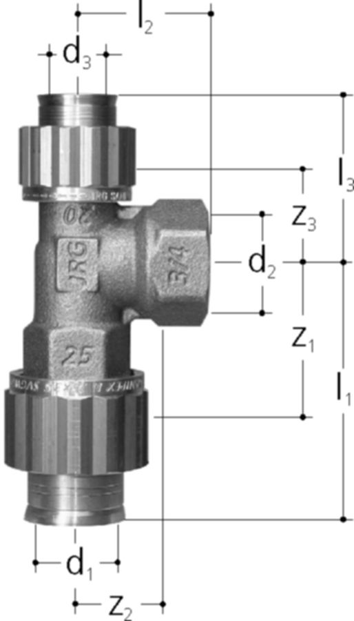 Sanipex T mit Innengewinde
