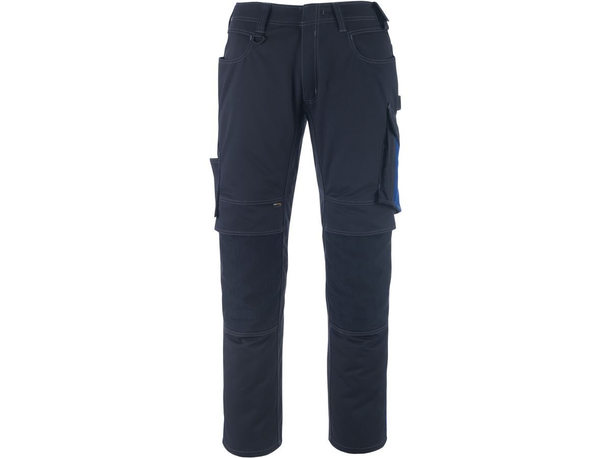 Erlangen Hose schwarzblau-kornblau - 70% polyester / 30% tencel Gr. 82C68