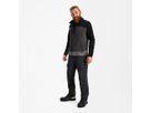 ENTIRE Midlayer-Cardigan Gr. 6XL - Anthrazitgrau/Schwarz