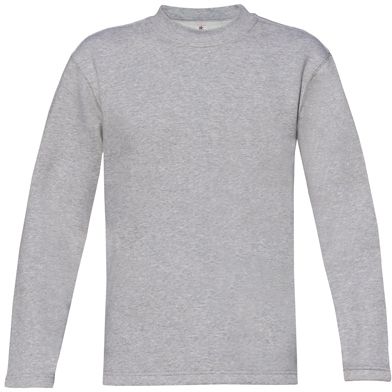 Open Hem Sweat Pullover ohne Ärmelbund - und Bund unten 80% Baumwol./20% Polyest.