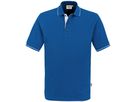 Poloshirt Casual grau-mel./schwarz Gr. L - 60 % Polyester, 40 % Baumwolle 200 g /m²