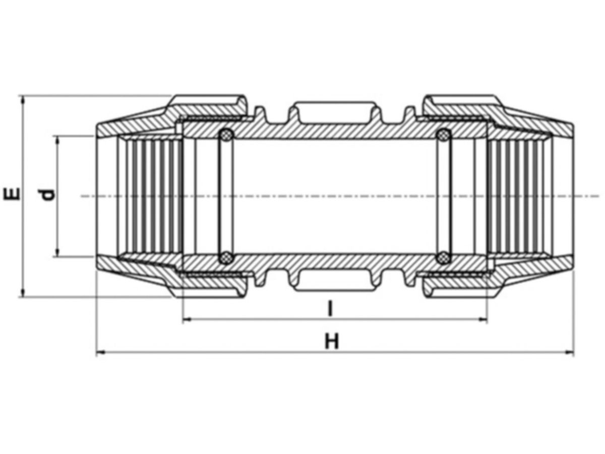 Plasson Rep.-Kupplung Nr.7610