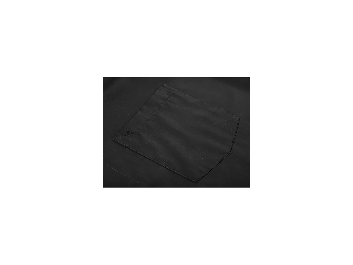 Herren Hemd STC kurzarm Grösse 44 (XL) - 0500-schwarz, RegularFit Smellproof-Plus