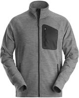 Flexi Work Fleece Jacke, Gr. 2XL - grau/schwarz, 100% PES, 210 g/m²