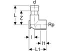 Mapress Edelstahl Armaturenanschlussw.