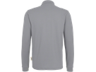 Longsleeve-Poloshirt Perf. Gr. XS, titan - 50% Baumwolle, 50% Polyester, 220 g/m²