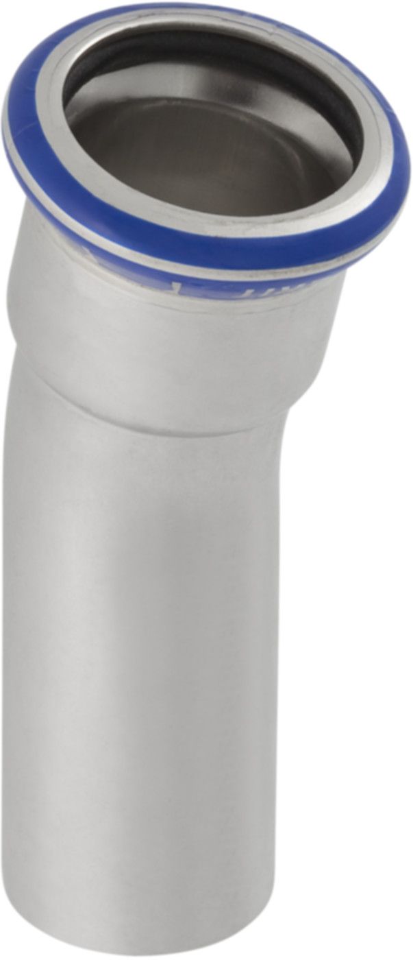 Mapress Edelstahl Bogen 15° - mit Steckende