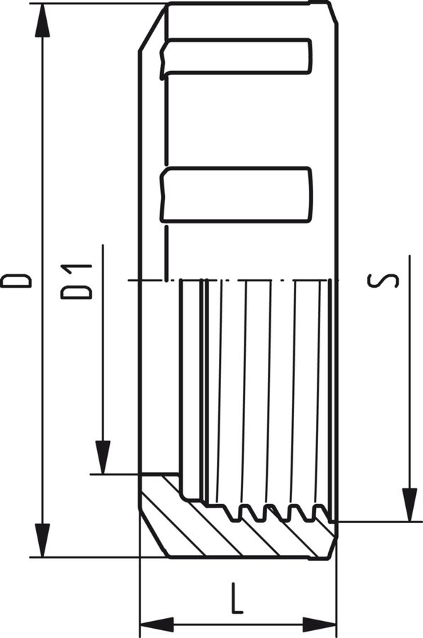 Überwurfmuttern PVC-U 546 und 543