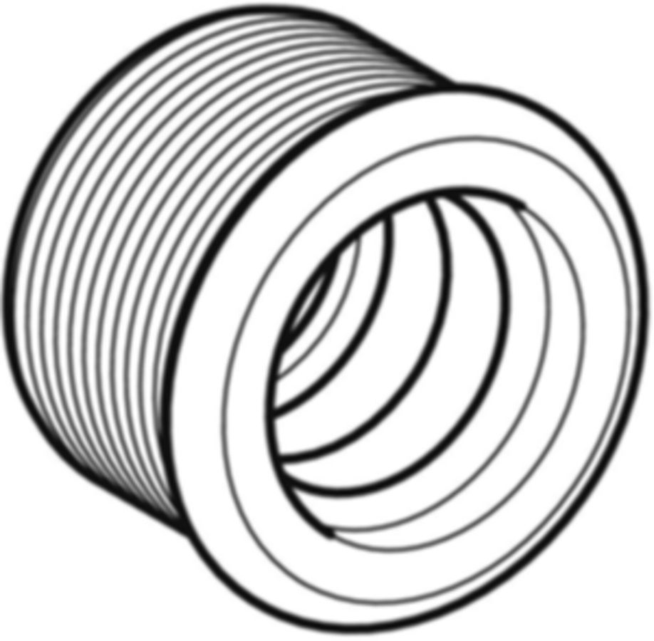 Geberit PE Steckdichtung - für Waschtisch-, Urinal- und Bidet-Sifon