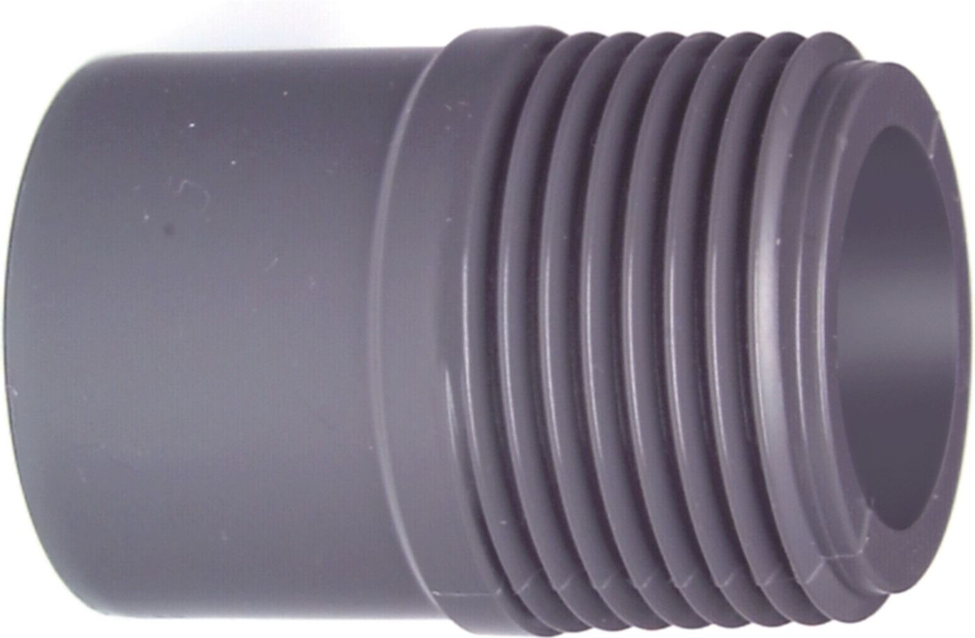 Übergangs-Nippel PVC-U metrisch - mit Klebestutzen