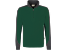 Zip-Sweatsh. Co. Perf. 4XL tanne/anth. - 50% Baumwolle, 50% Polyester, 300 g/m²