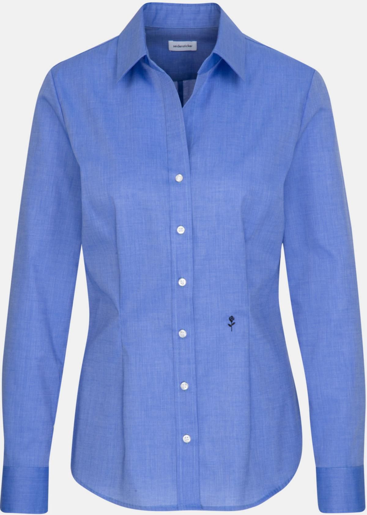 City Bluse Kent 1/1 Arm WOMEN, slim - 100% CO