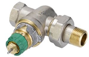 Durchgangs-Heizkörperventil DANFOSS 3/8" - Druckunabhängiges Thermostatventil RA-DV